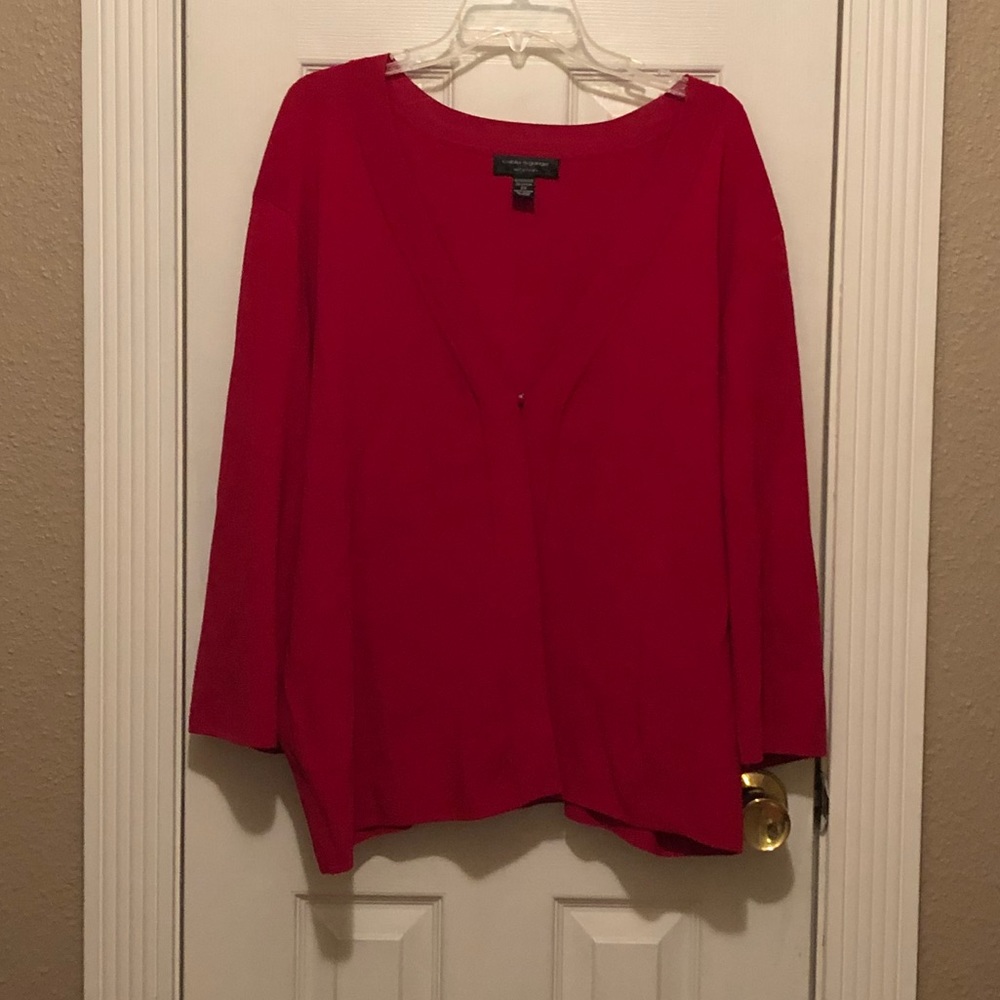 REDUCED!!!  Red Knit Cardigan